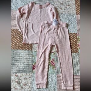 Gap 4T girls' pink matching pajama set